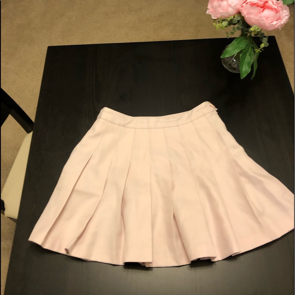 Pink tennis skirt